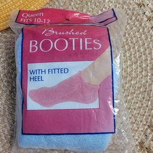 Brushed booties